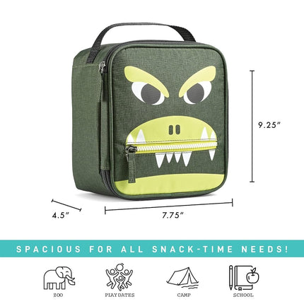 Fit & Fresh Novelty Insulated Kids Lunch Box, Dinosaur, Unisex
