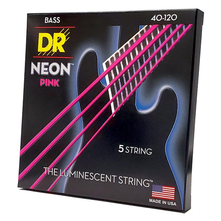 DR Strings NPB5-40 Nickel Coated Bass Guitar Strin