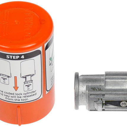 Dorman 924-784 Mechanical Key Relearn Ignition Lock Cylinder Compatible with Select Models (OE FIX)