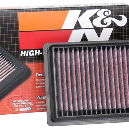 Filtro de aire de motor K&N: Alto rendimiento, premium, lavable, filtro de repuesto: Compatible con HYUNDAI/KIA 2018-2019 (Accent, Rio), 33-5081