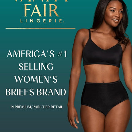 Vanity Fair Women's Underwear Perfectly Yours Traditional Cotton Brief Panties - yellow - Medium