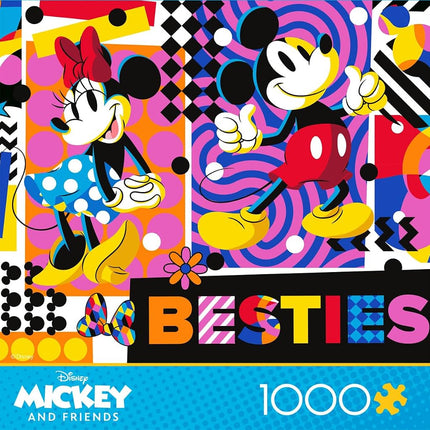 Ceaco - Disney - Collage Collection - Mickey's Bold Expressions - 1000 Piece Jigsaw Puzzle for Adults - Challenging Puzzle Perfect for Game Nights - Finished Size is 26.6 x 19