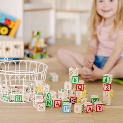 ABC /123 Wooden Blocks - Melissa & Doug