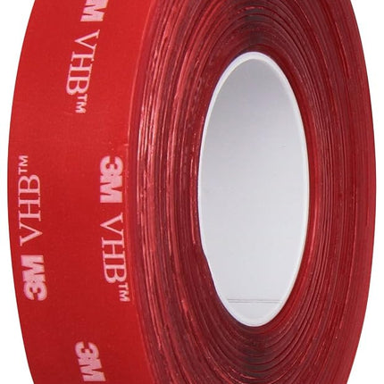 3M VHB Tape 4910, 0.75 in Width x 5 yd Length (1 Roll)