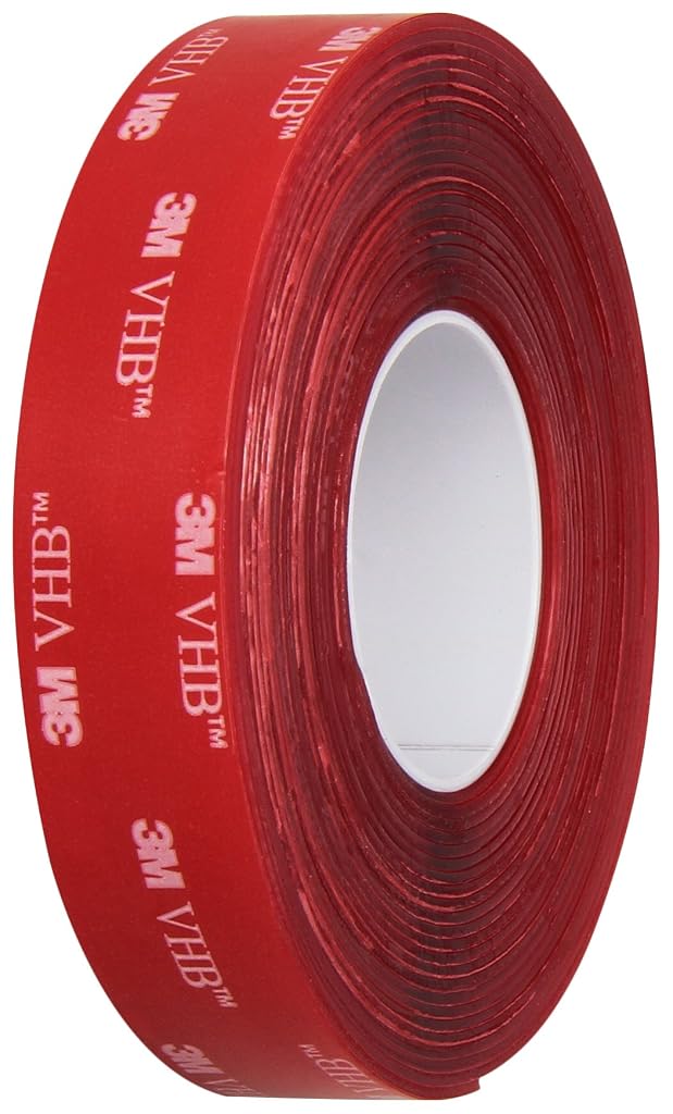 3M VHB Tape 4910, 0.75 in Width x 5 yd Length (1 Roll)