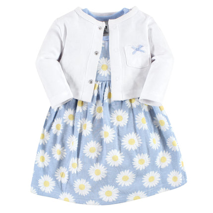 Hudson Baby Baby Girls' Cotton Dress and Cardigan 