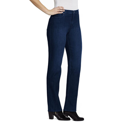 Gloria Vanderbilt Women's Amanda Classic High Rise Tapered Jean, Portland Wash 1, 18 Long