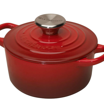 Mini cocotte en fonte émaillée Le Creuset avec couvercle, 0,3 L, Cerise