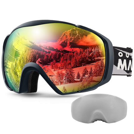 OutdoorMaster Ski Goggles with Cover Snowboard Sno