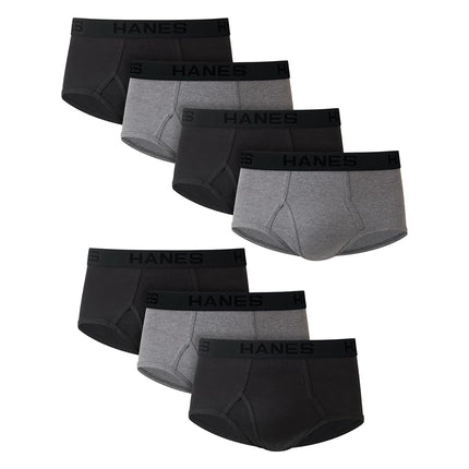 Hanes Ultimate mens Freshiq Comfortsoft 7-pack briefs underwear, 7 Pack - Assorted, Small US, 7 Pack - Assorted, S