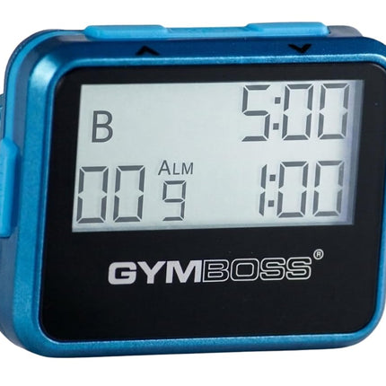 Gymboss Interval Timer and Stopwatch - TEAL / BLUE