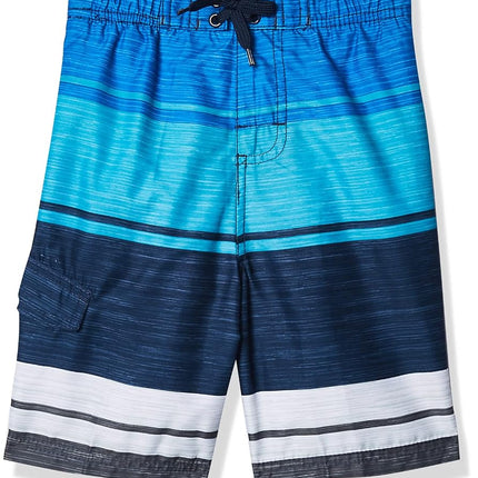 Kanu Surf Maillot de Bain de Plage séchage Rapide UPF 50+ Garçon Line Up, Impact Navy, 7