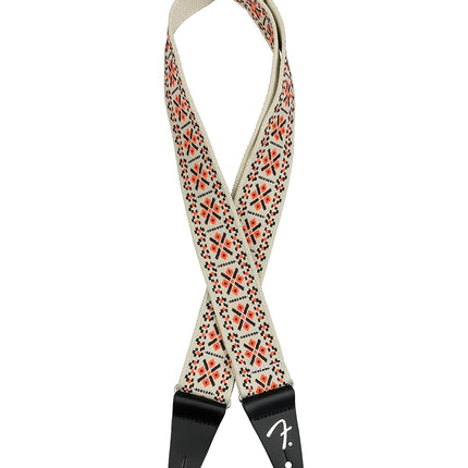 Fender Pasadena Woven Guitar Strap - LATTICE ORNG
