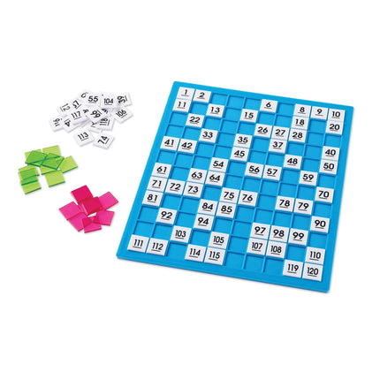 Learning Resources Tableau des Nombres 120 - 181 pièces, 6 ans et plus, jeux de maths éducatifs et amusants pour enfants