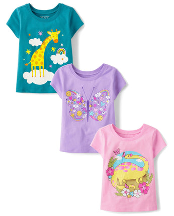 The Children's Place Baby Toddler Girl Short Sleev