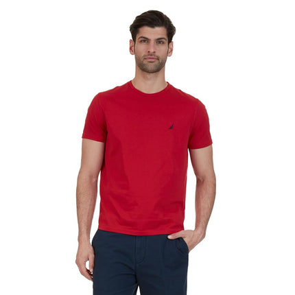 Nautica Men's Short Sleeve Solid Crew Neck T-Shirt