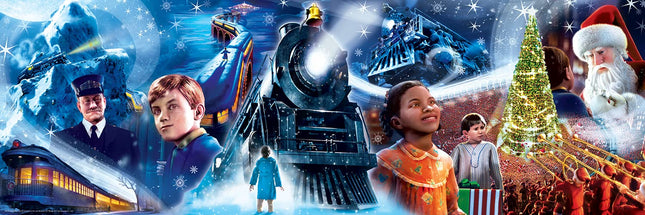 MasterPieces 1000 Piece Christmas Jigsaw Puzzle - Polar Express Panoramic - 13"x39"