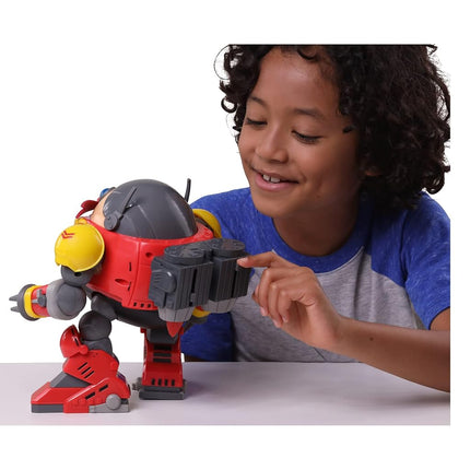 Sonic The Hedgehog Jakks Pacific Giant Eggman Robot Battle Set CS (Net),Red,grey and Yellow