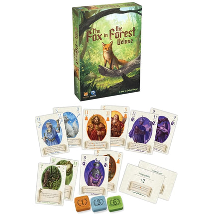 Renegade Game Studios | The Fox in the Forest Deluxe | Card Game | Ages 10+ | 2 Players | 30 Minutes Playing Time