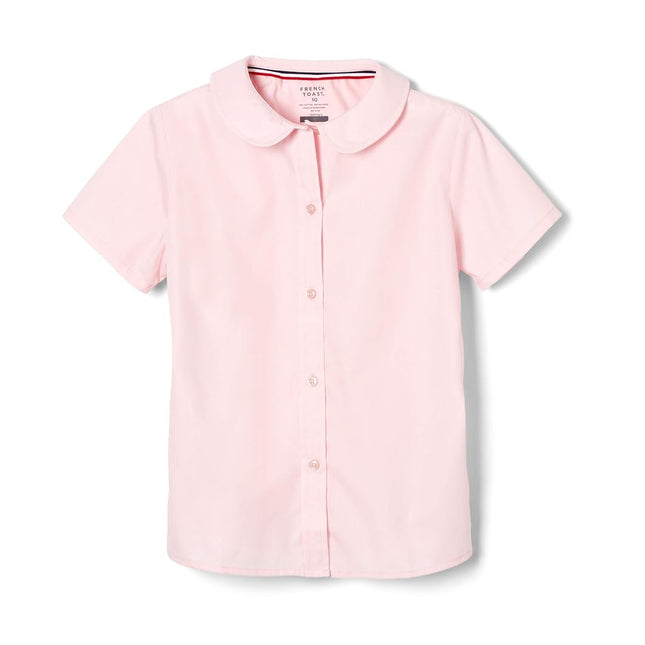 French Toast Girls Short Sleeve Peter Pan Collar (
