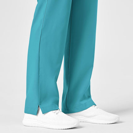 WonderWink 5255PXTEAL3PX W123 Pantalon à cordon pour femme, bleu sarcelle, taille Petite Extended-3X