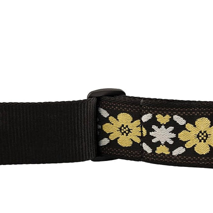 Fender Pasadena Woven Guitar Strap - YLW CLOVER