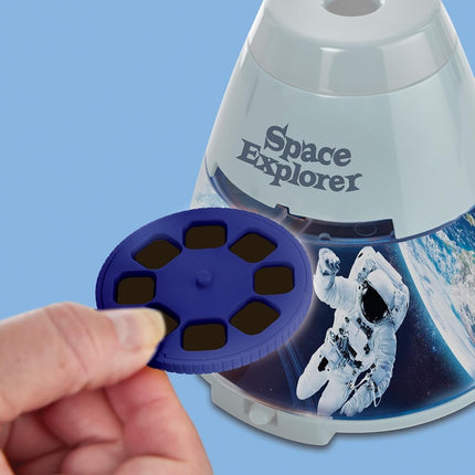 Brainstorm Toys Space Explorer Room Projector Night Light – 24 NASA Images, 1m Wide Projection, Nebula Nightlight for Kids