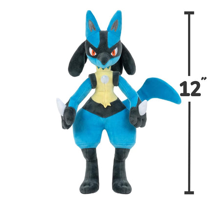 Pokémon PKW4029-30 cm Plush - Lucario, Official Plush