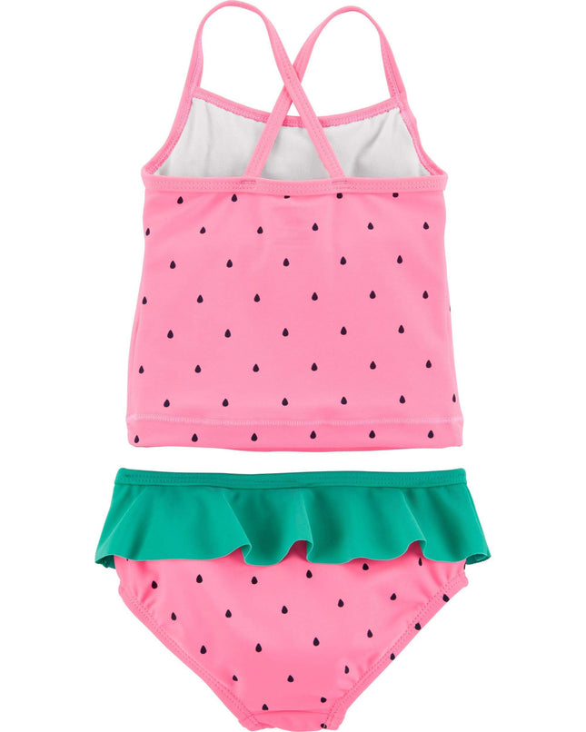 Traje de baño de dos piezas para bebé niña Carter's, Sandía, 9 meses