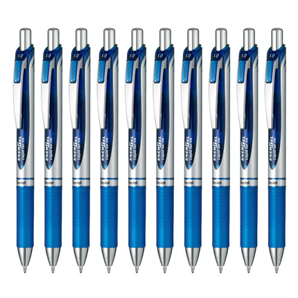 10pcs Pentel BL80 EnerGel 1.0mm Retractable Liquid