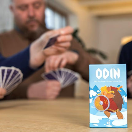 Helvetiq | Odin | Card Game | Ages 7+ | 2-6 Players | 15 Minutes Playing Time, White.