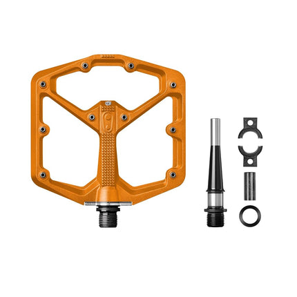 Crankbrothers Stamp-7 Pedals - Large, Orange
