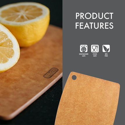 Dexas Natural Fiber Dishwasher Safe Composite Cutting Board, 11.5" x 9"