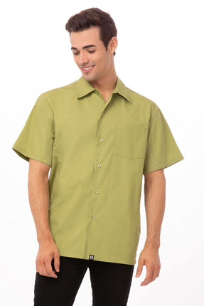 Chef Works Men's Universal Shirt, Lime, 3XL
