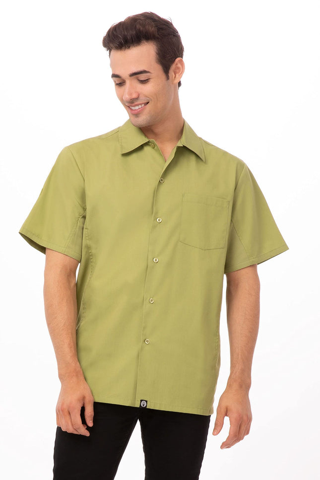 Chef Works Men's Universal Shirt, Lime, 3XL