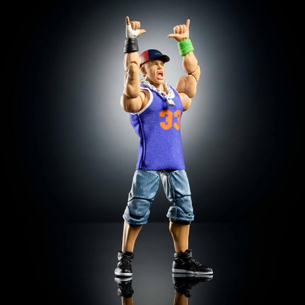 Mattel WWE Ultimate Edition John Cena 6-inch Action Figure & Accessories Set, 10+ Pieces Include Swappable Heads & Hands, JCX42
