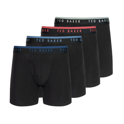 Ted Baker Men's Standard 4 Pack Cotton Stretch Box