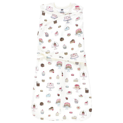 Hudson Baby Unisex Baby Convertible Swaddle Sleep Sack, Sweet Bakery, 3-9 Months