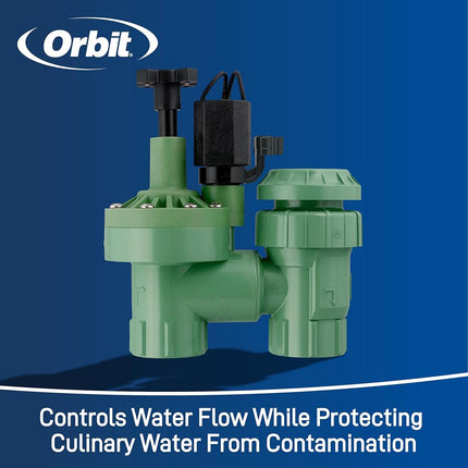 Orbit 57604 1-Inch FPT Anti-Siphon Valve with 3/4-Inch Reducer