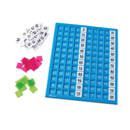 Learning Resources Tableau des Nombres 120 - 181 pièces, 6 ans et plus, jeux de maths éducatifs et amusants pour enfants