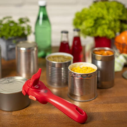 Kuhn Rikon 2272 Safety Lid Lifter can Opener, 7-inch, Red