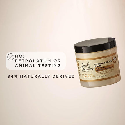 Goddess Strength Bálsamo Capilar Suavizante y Moldeador, Crema Capilar para Cabello Débil y Propenso a la Rotura, 5.5 Fl Oz