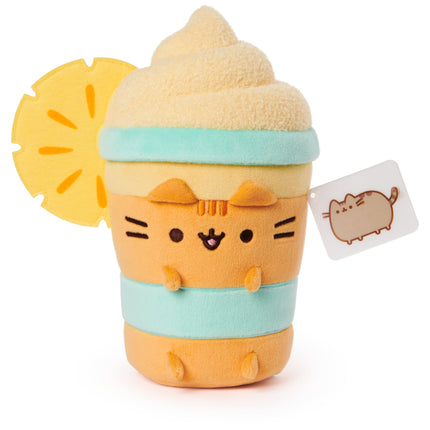 GUND Pusheen Pineapple Float Plush, Cat Stuffed Animal for Ages 8 and Up, Orange, 9.5”