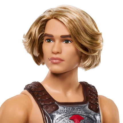 Barbie Signature Doll, Ken He-Man Collectible in Battle Harness, Sword, Doll Stand & Displayable Packaging, Motu Movie Theme