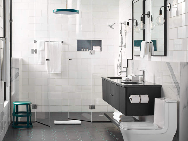 Moen BP1888CH Triva Porte-papier de toilette à deux montants, chrome