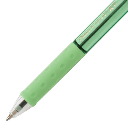RSVP RT Pastel Barrel, Bolígrafo retráctil, (1.0mm) Med, Tinta surtida (Paquete de 6)