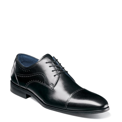 Stacy Adams Homme, Richelieu Bout Golf Fleuri Bryant, Noir, 11.5