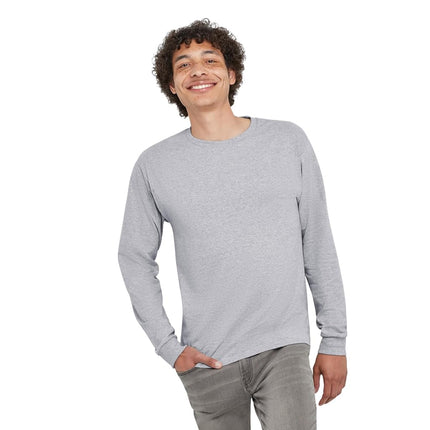Hanes Men's Long-Sleeve ComfortSoft T-Shirt (Pack of 4) - Gray - Large