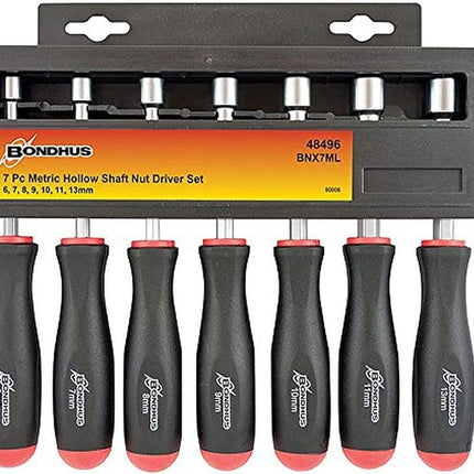 Bondhus, BNX7MS Metric NUT Driver 7PC Set, 48496
