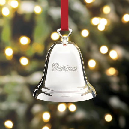 Reed & Barton 329-2 Christmas Bell Silverplated Ornament
